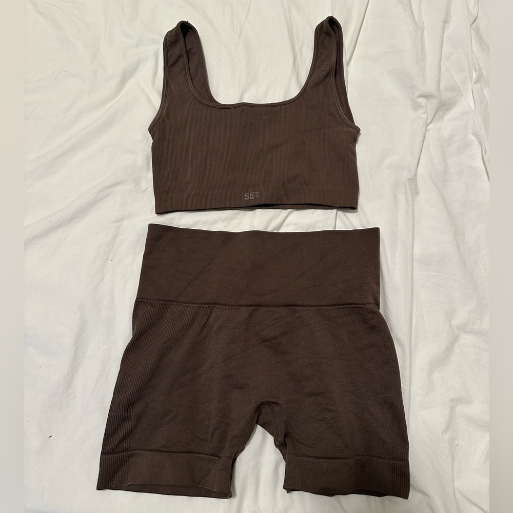 SET Active brown 2 piece set